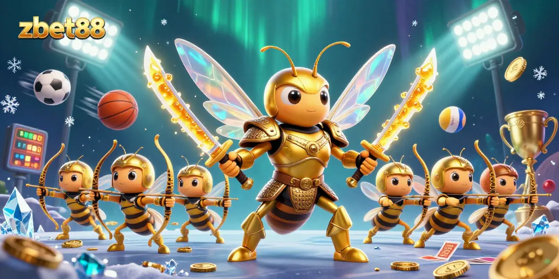 Experience thrilling gaming at zbet88 with a vibrant 3D casino-themed artwork featuring unique characters.